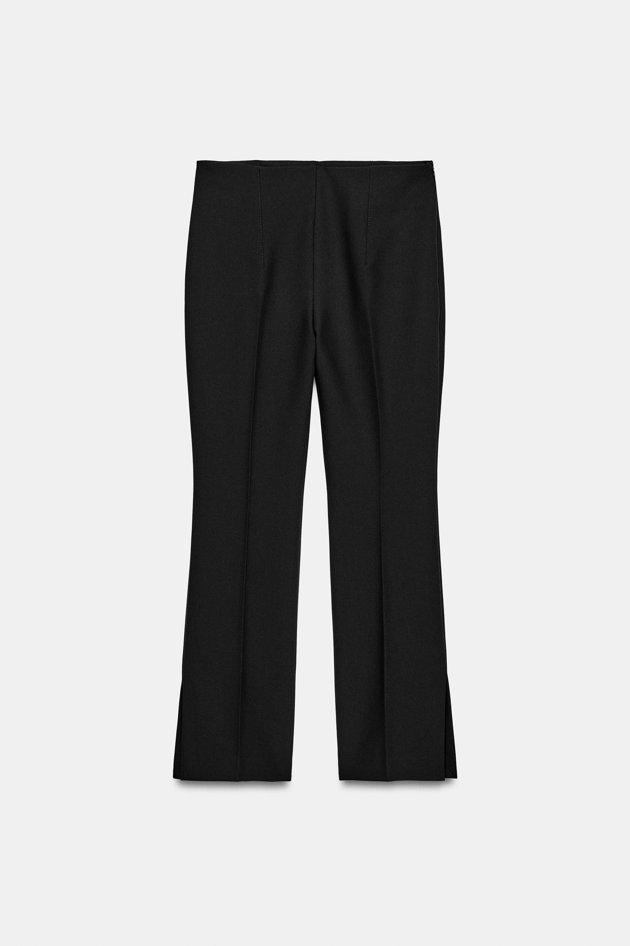 ZW COLLECTION HIGH-WAIST CROPPED PANTS